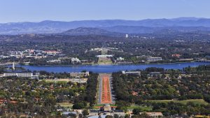 Klimaet i Canberra, Australia