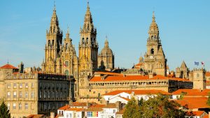 Været i november 2025 i Santiago de Compostela, Spania