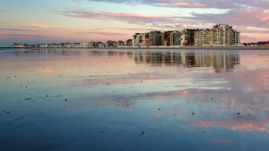 Været i juli 2025 i Knokke, Belgia