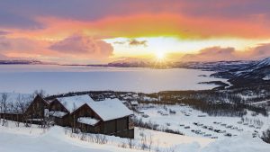 Været i august 2025 i Abisko, Sverige