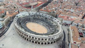 Været i januar 2026 i Nîmes, Frankrike