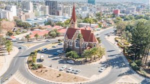 Været i februar 2025 i Windhoek, Namibia