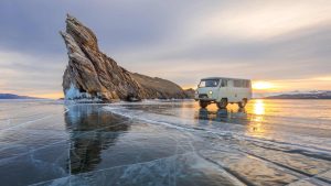 Været i januar 2026 i Bajkalsjøen, Russland