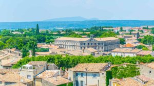 Klimaet i Uzès, Frankrike