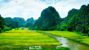 Været i oktober 2018 i Ninh Bình, Vietnam