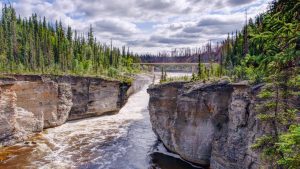 Været i april 2016 i Northwest Territories, Canada