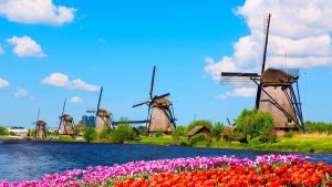 Klimaet i Kinderdijk, Nederland