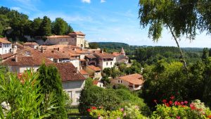 Været i oktober 2025 i Aubeterre-sur-Dronne, Frankrike