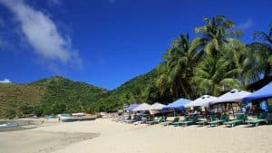 Været i august 2017 i Isla Margarita, Venezuela