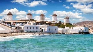 Klimaet i Mykonos, Hellas