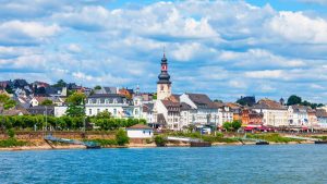 Været i oktober 2025 i Rüdesheim am Rhein, Tyskland